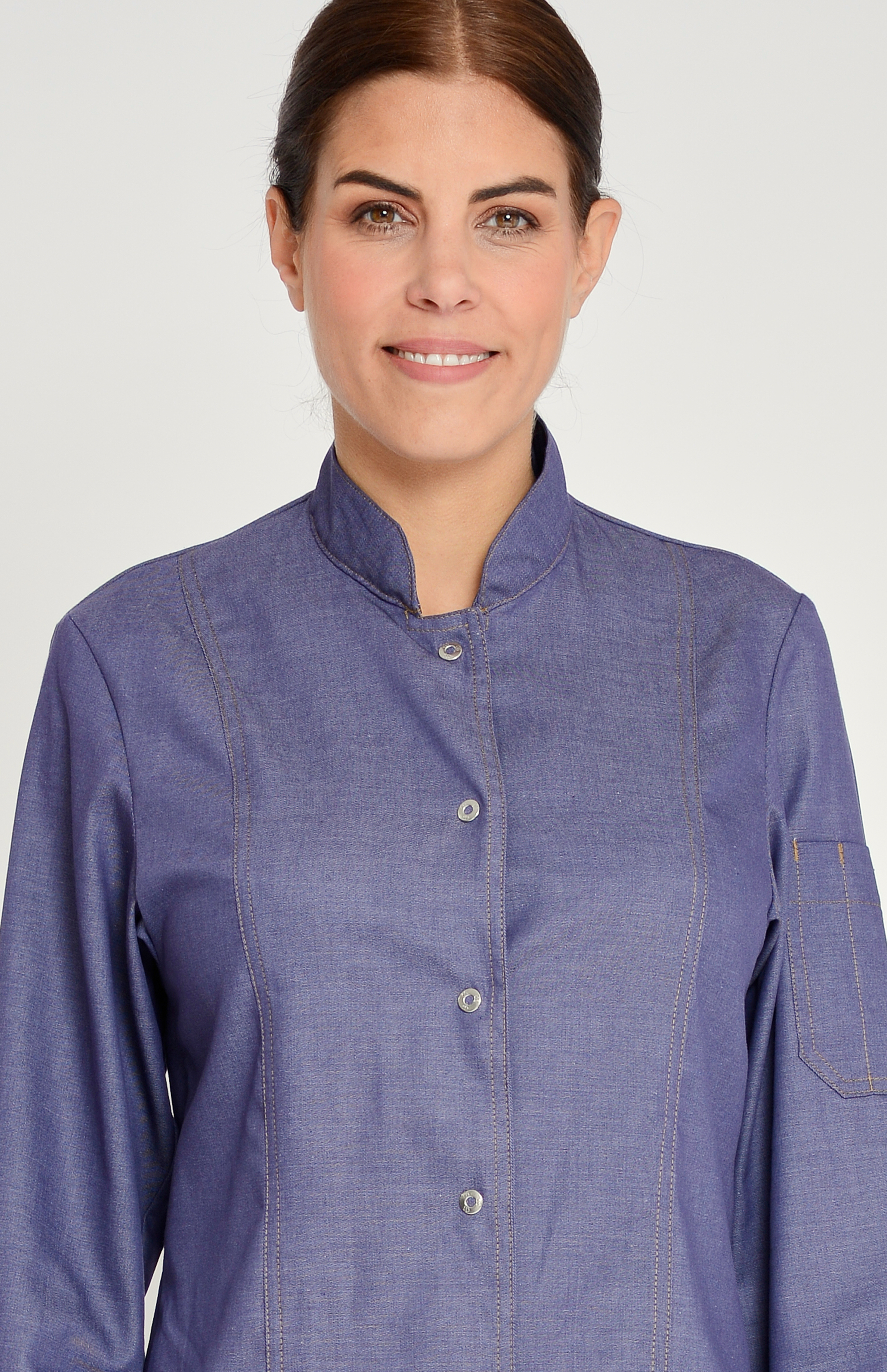 Kochhemd Varenna Lady - denim